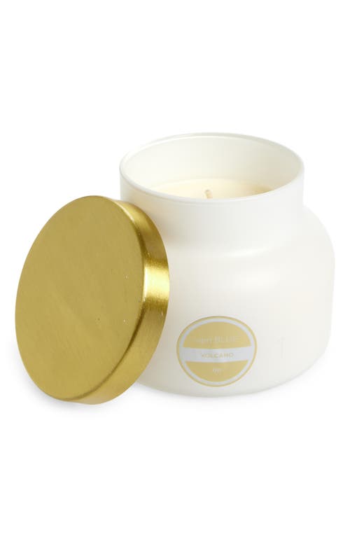 Capri Blue Volcano Matte White Signature Jar Candle In White