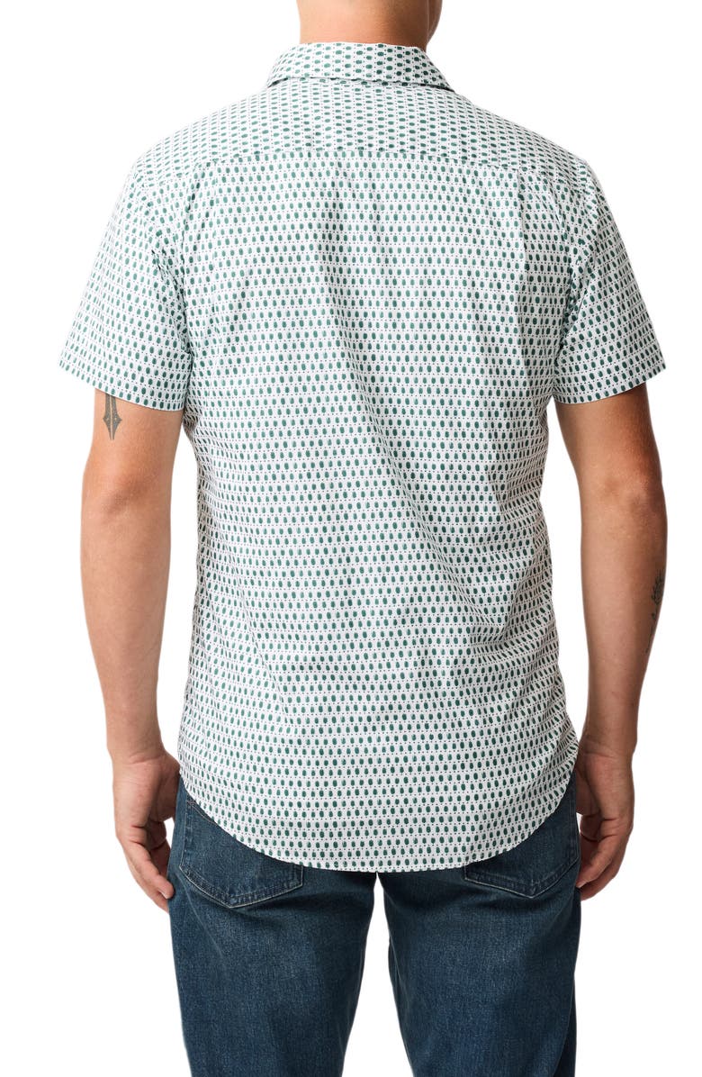 Rodd & Gunn Byron Sports Fit Short Sleeve Button-Up Shirt, Alternate, color, Avocado