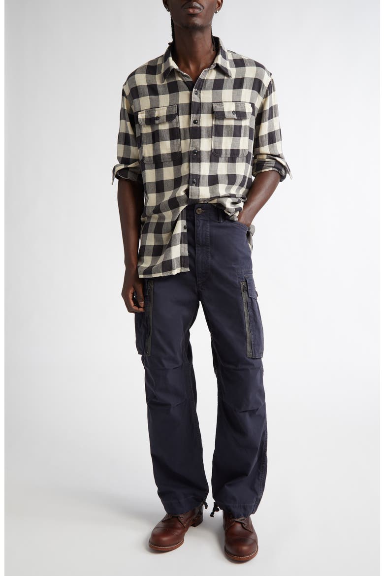 Ranger Cotton Poplin Cargo Pants, Alternate, color, NAVY