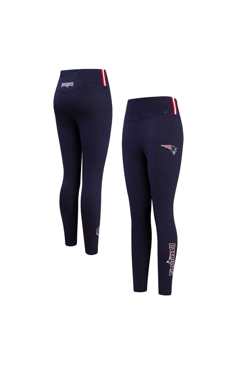 PRO STANDARD Women's Pro Standard Navy New England Patriots Classic Jersey Leggings, Alternate, color, 
