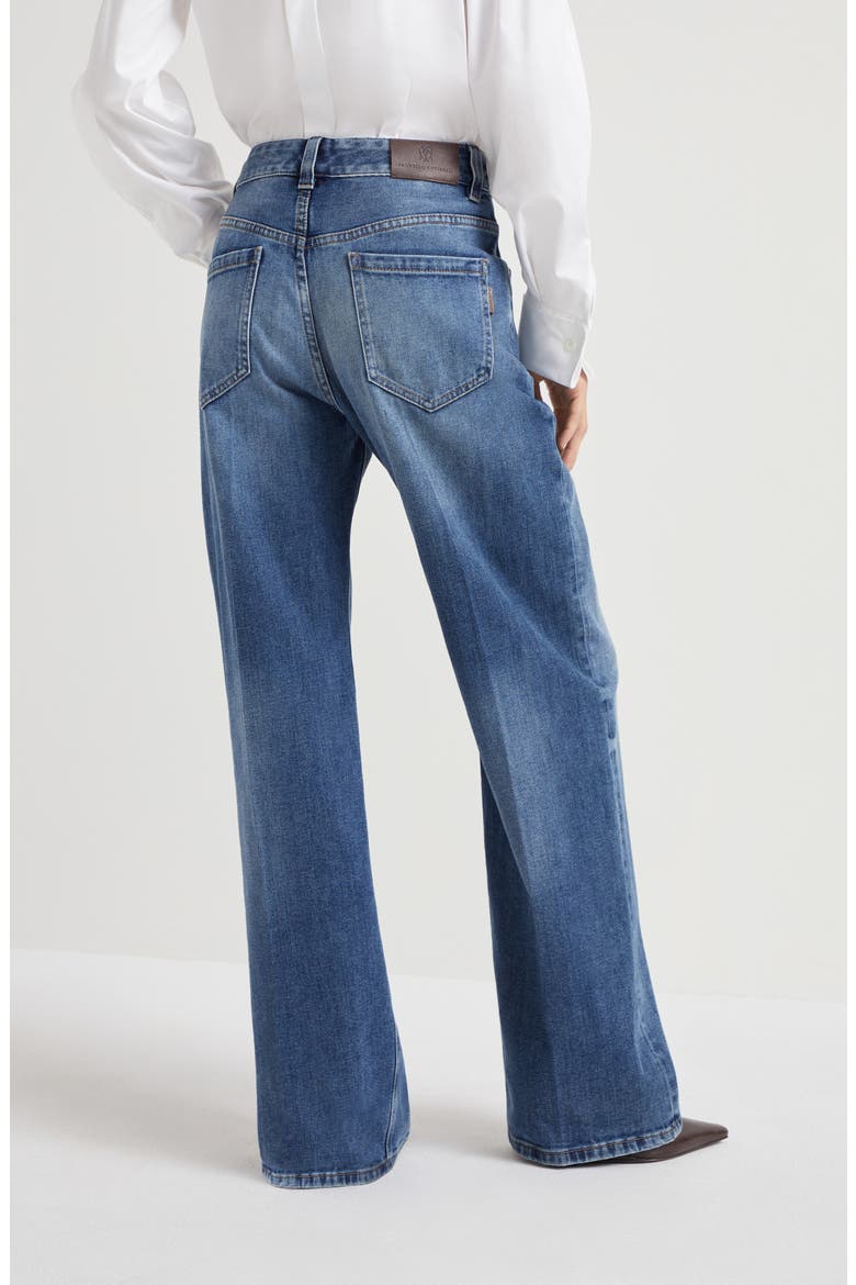 Five-pocket Loose trousers, Alternate, color, Dark Denim