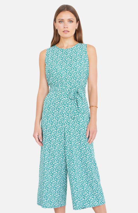 Ditsy Culotte Jumpsuit