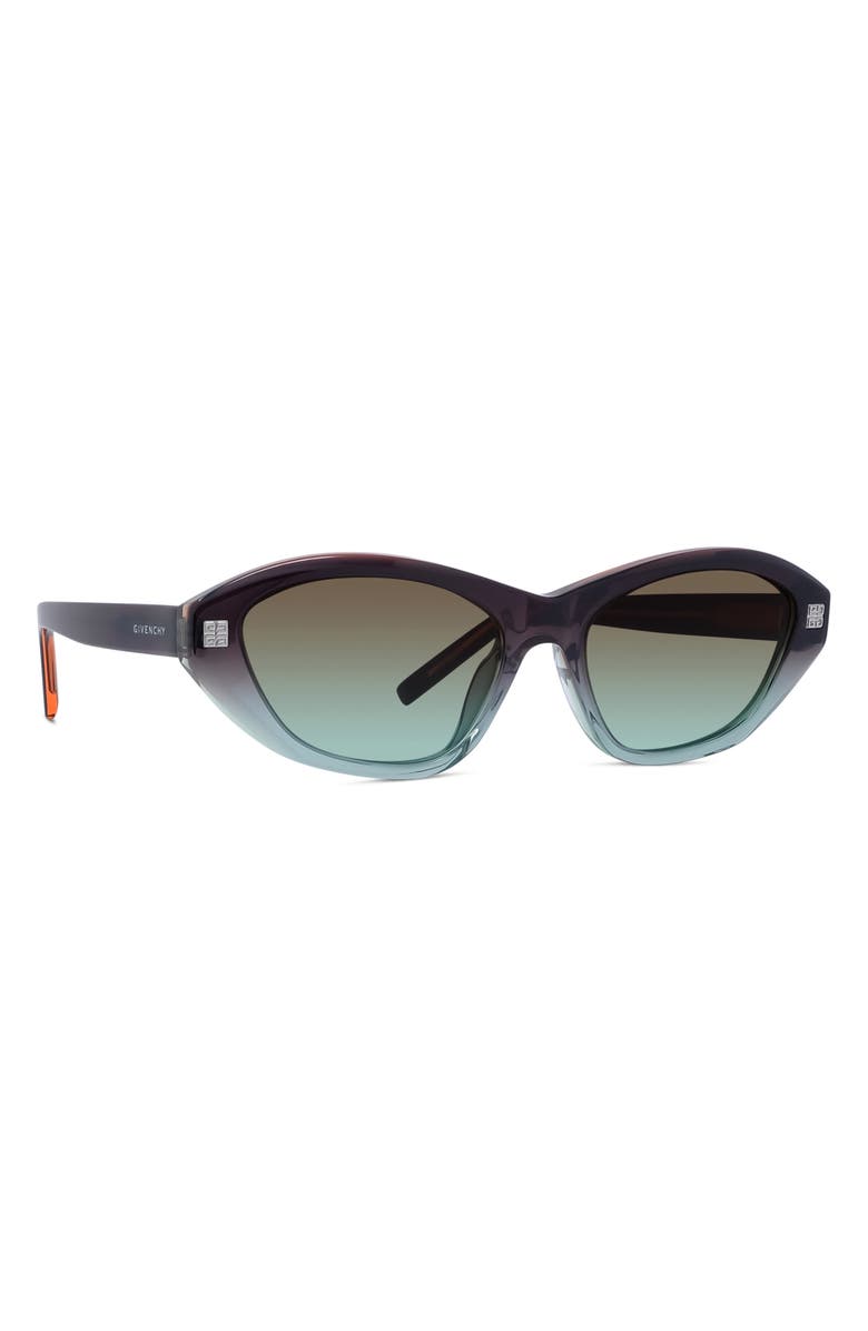Givenchy GV Day Cat Eye Sunglasses, Alternate, color, Dark Brown/ Other / Brown