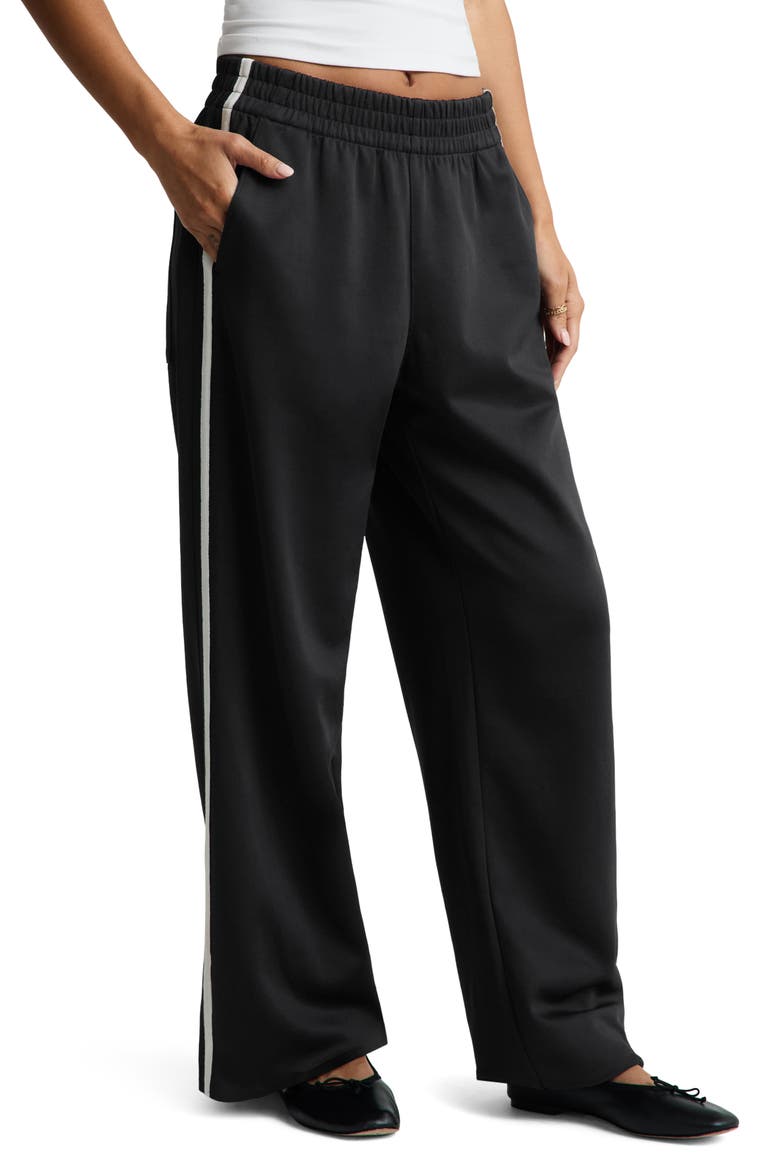 That Tracks Straight Leg Pants, Main, color, BLACK