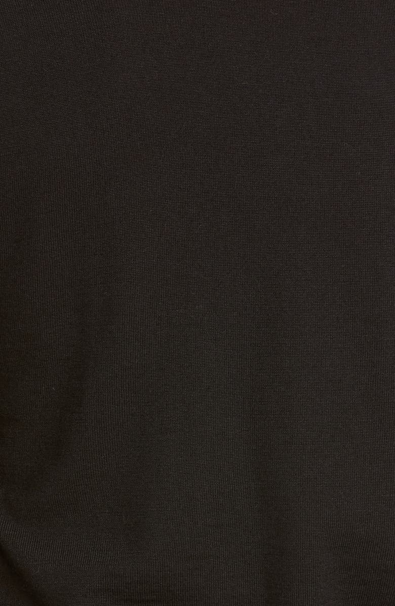 Rosetta Getty Wrap Front Merino Wool Sweater, Alternate, color, 