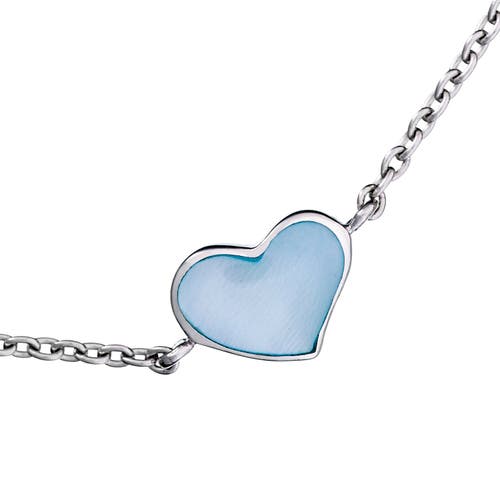 Jan Leslie Heart Bracelet Set In Sterling Silver In White