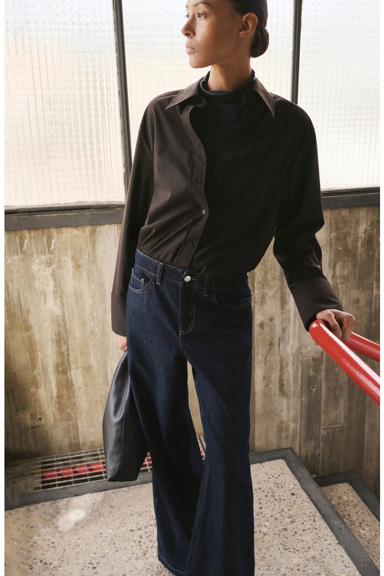 Wide Leg Jeans, Alternate, color, OPEN BLUE