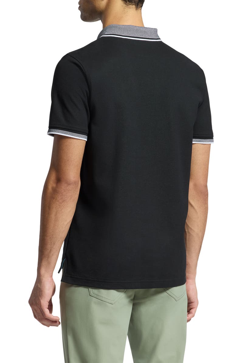 Psycho Bunny Evandale Tipped Piqué Polo, Alternate, color, 