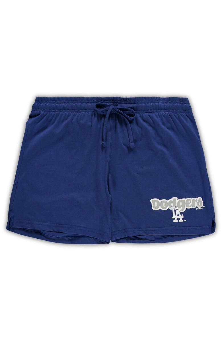 CONCEPTS SPORT Women's Concepts Sport Royal Los Angeles Dodgers Plus Size Cloud Tank Top & Shorts Sleep Set, Alternate, color, Royal