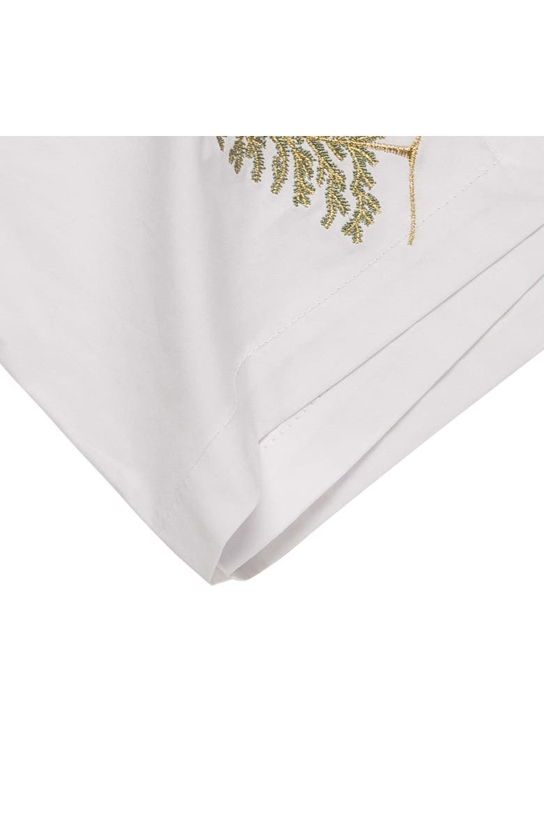 Christmas Tree Forest Napkin, Alternate, color, Green