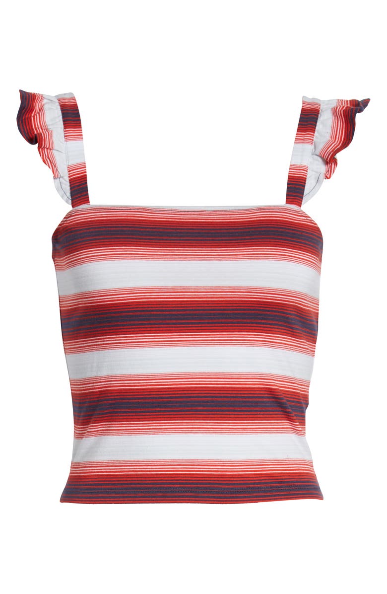 BP. Stripe Ruffle Strap Crop Tank, Alternate, color, 