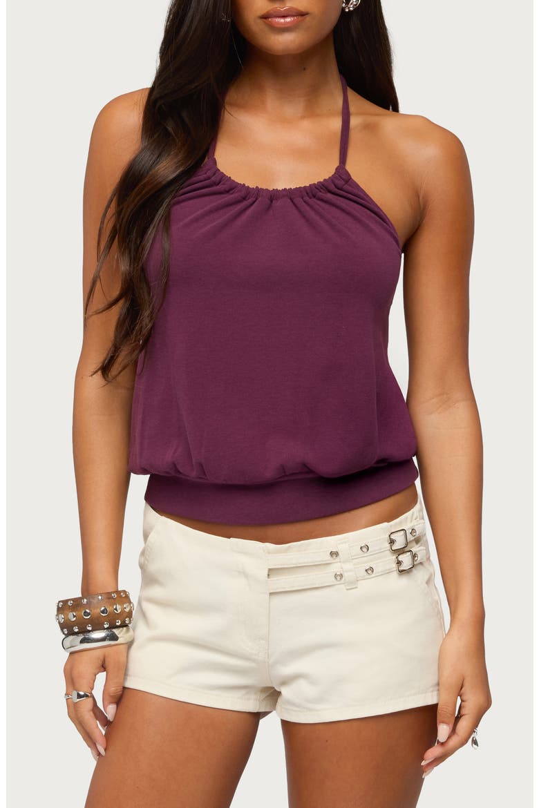 Bondi Halter Top, Main, color, PLUM