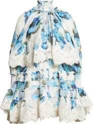 Zimmermann Alchemy Shirred Minidress