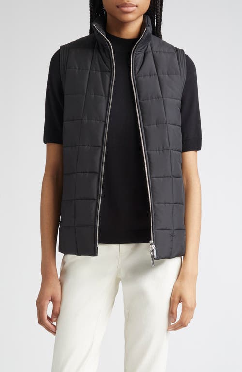 Lafayette 148 New York Reversible Quilted Vest In Black