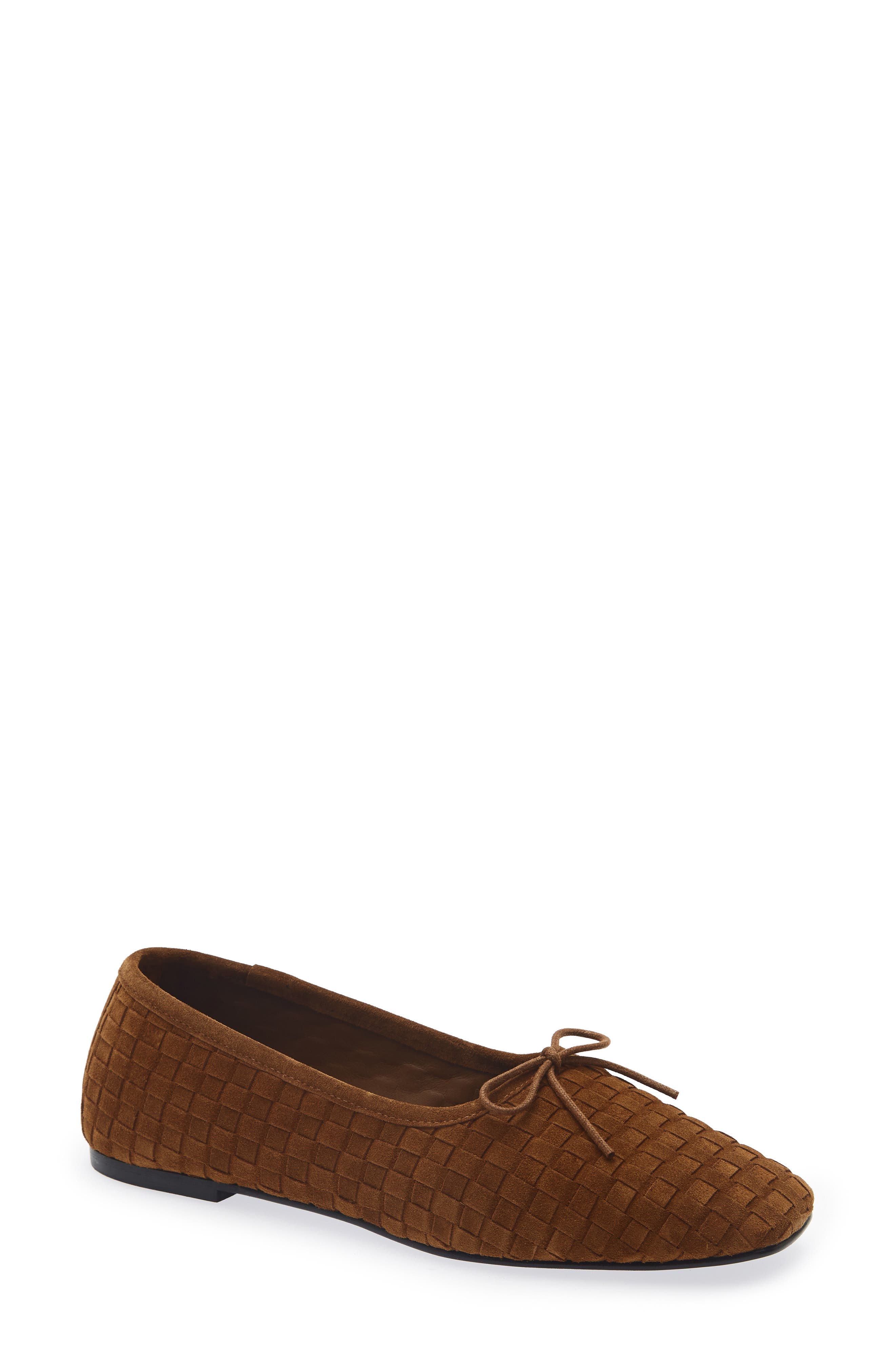 TOFFEE WOVEN SUEDE