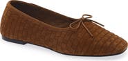 Freda Salvador Jada Woven Square Toe Ballet Flat