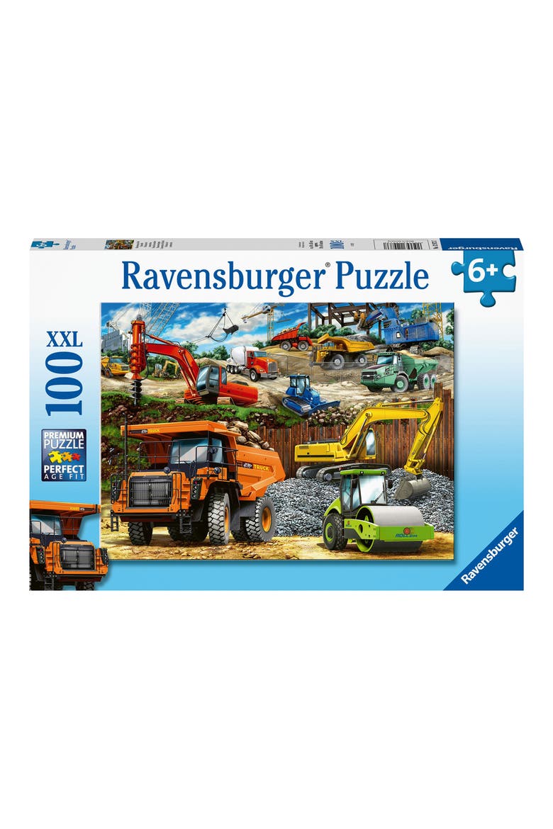 Kids' Construction Vehicles 100-Piece Puzzle, Main, color, ASST