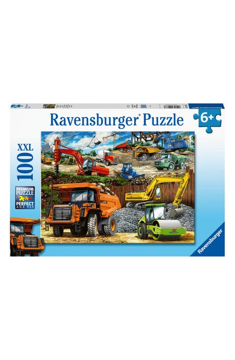 Kids' Construction Vehicles 100-Piece Puzzle