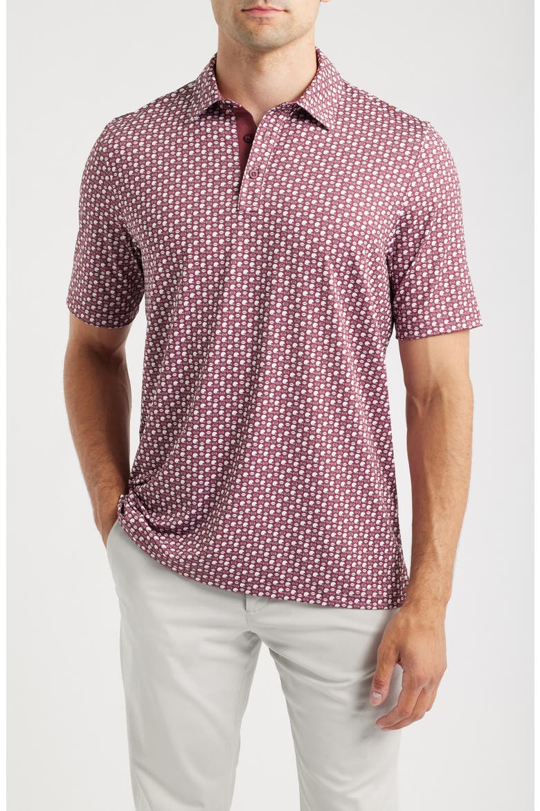 XC+™ Game Day Performance Polo, Main, color, BURGUNDY