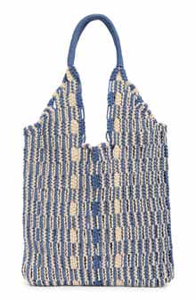 Collection XIIX Macrame Stripe Tote Bag