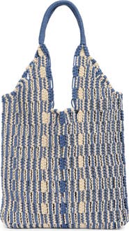 Collection XIIX Macrame Stripe Tote Bag