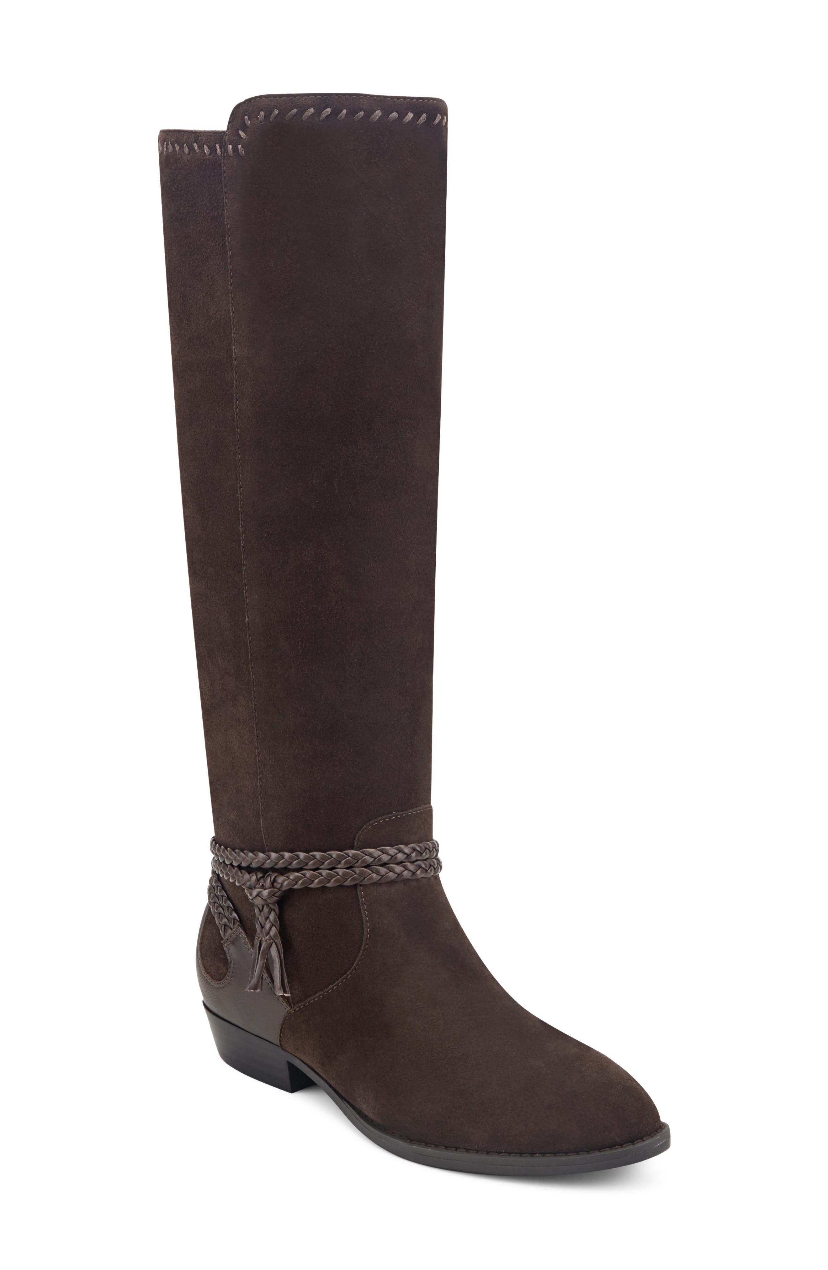 Earth® Perla Knee High Leather Riding Boot (Women) | Nordstrom