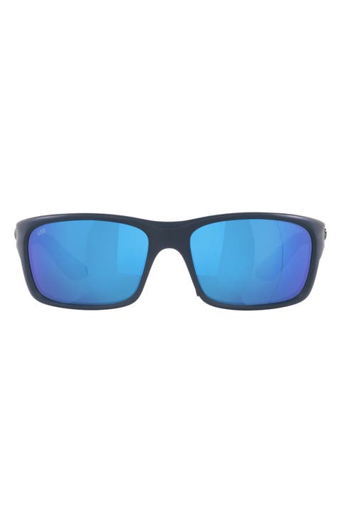 Jose Pro 62mm Polarized Oversize Rectangular Sunglasses