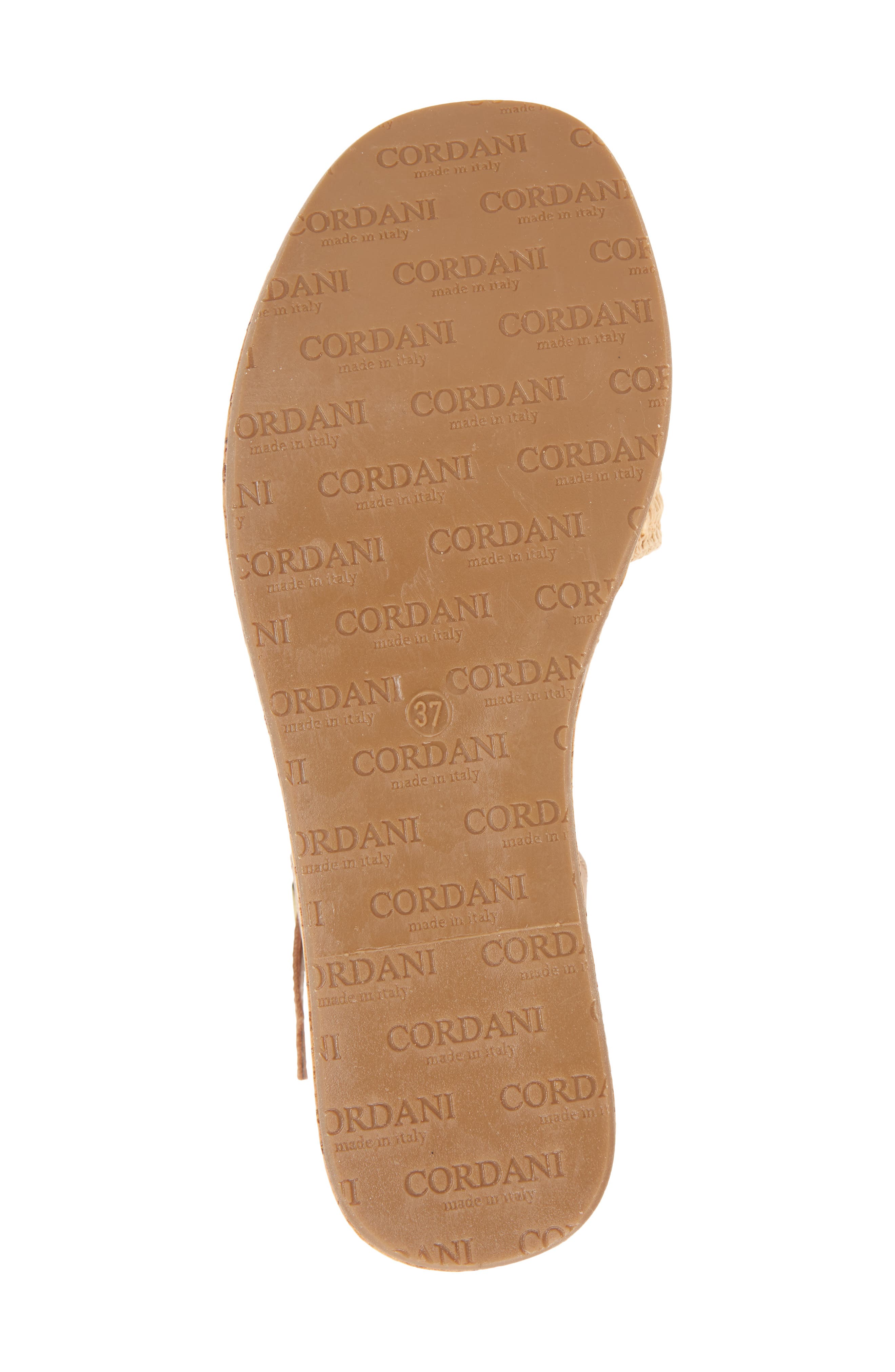 Cordani Jessica Platform Wedge Sandal, Alternate, color, Natural Raffia