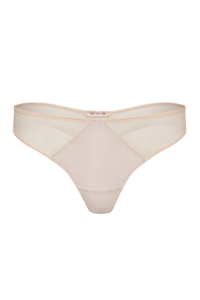 Brittani Thong Panties, Alternate, color, Light orange