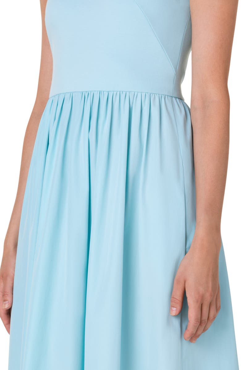 Akris punto Mixed Media Sleeveless Dress, Alternate, color,