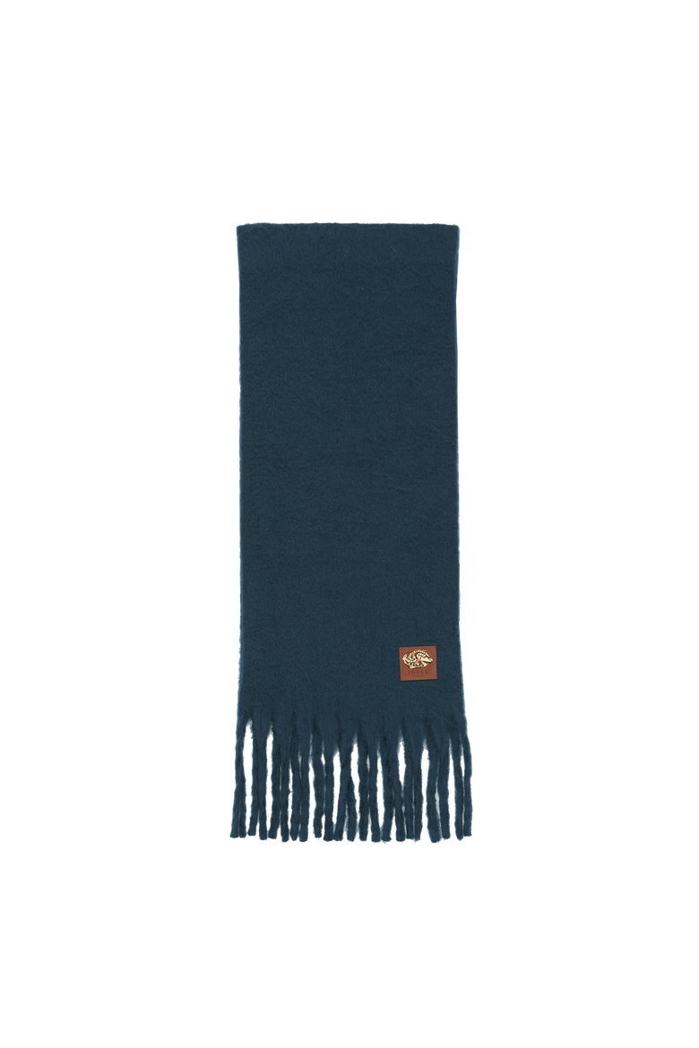 Cosy Teal Boucle Scarf, Alternate, color, Teal