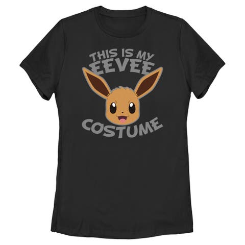 Women's Pokemon Halloween This is my Eevee Costume  Graphic T-Shirt