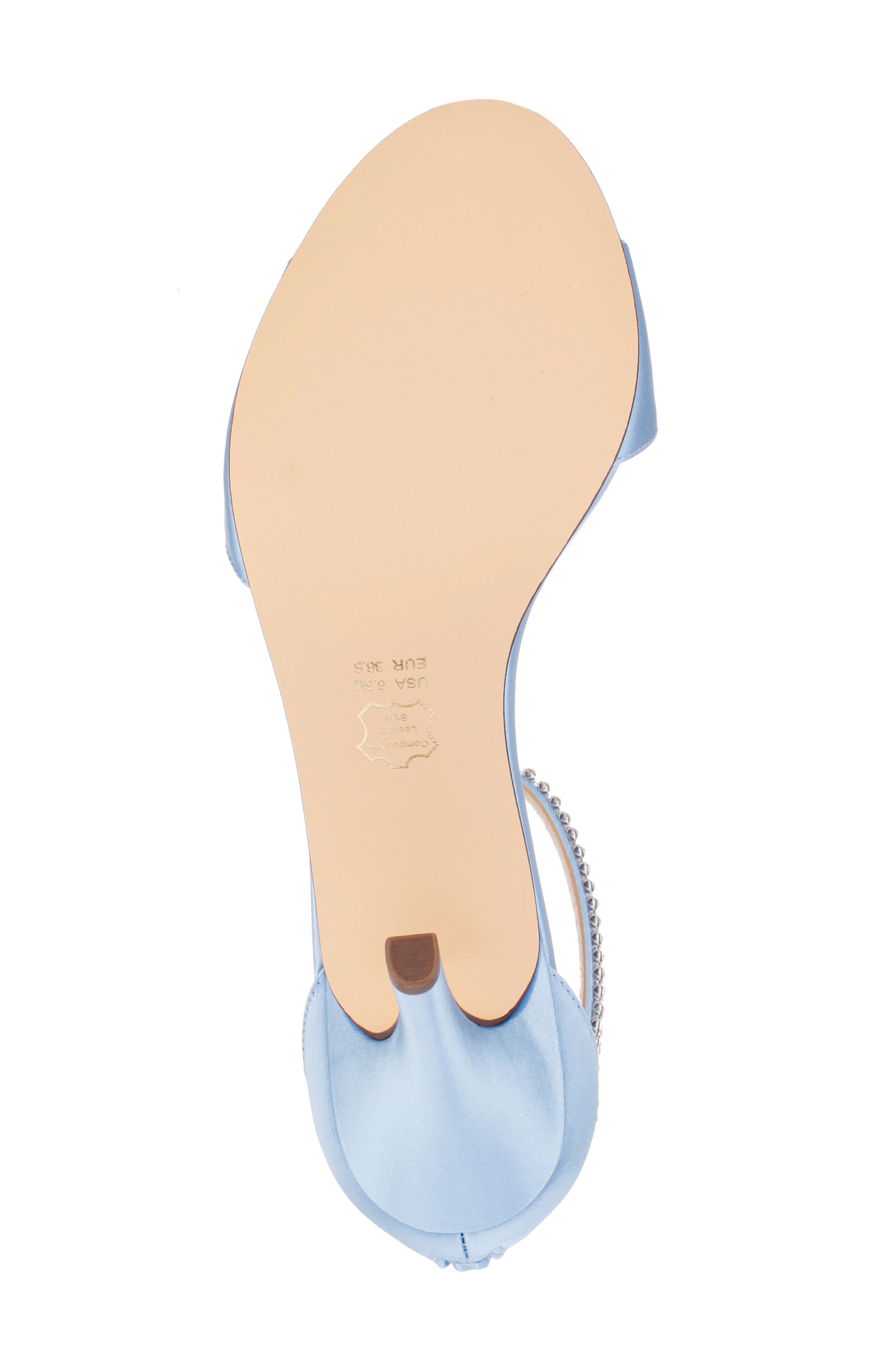 Nina Volanda Ankle Strap Sandal, Alternate, color, Sky Blue