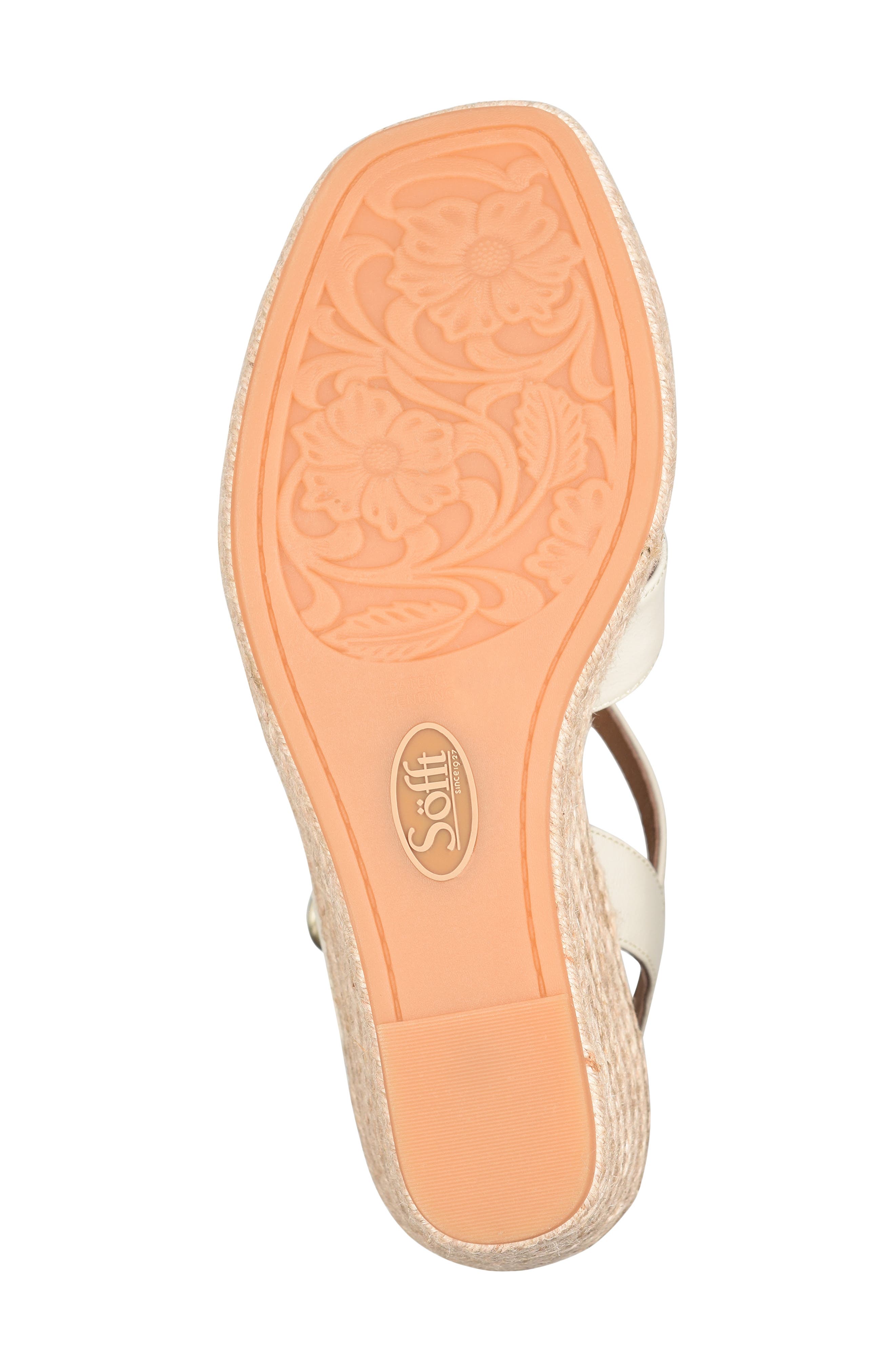 Söfft Norma Slingback Espadrille Platform Wedge Sandal, Alternate, color, 