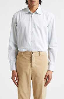 Genova Stripe Button-Up Shirt