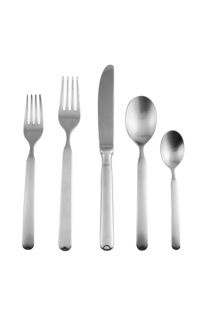 Mepra Goccia Flatware Set - 20 Pieces, Main, color, Ice Silver