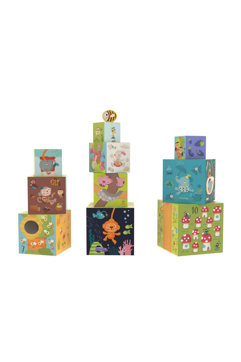Adventure Stacking Tower, Alternate, color, Multi