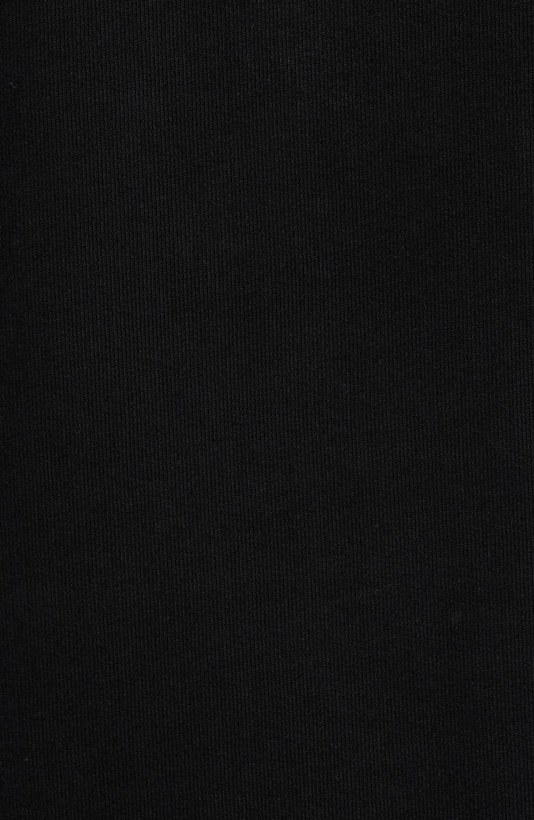 RtA Markus Distressed Logo Applique Hoodie, Alternate, color, University Black