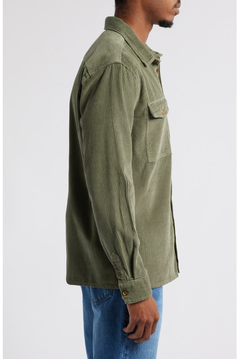 Bong Days Regular Fit Cotton Denim Button-Up Shirt, Alternate, color, SAGE