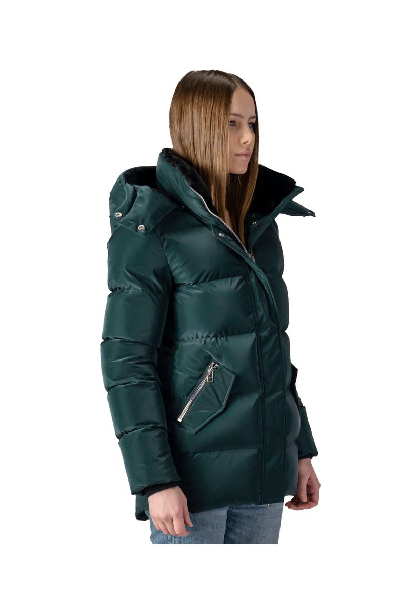 Women's Bumnester 3/4 Length Quilted Coat, Alternate, color, GREEN DIAMOND