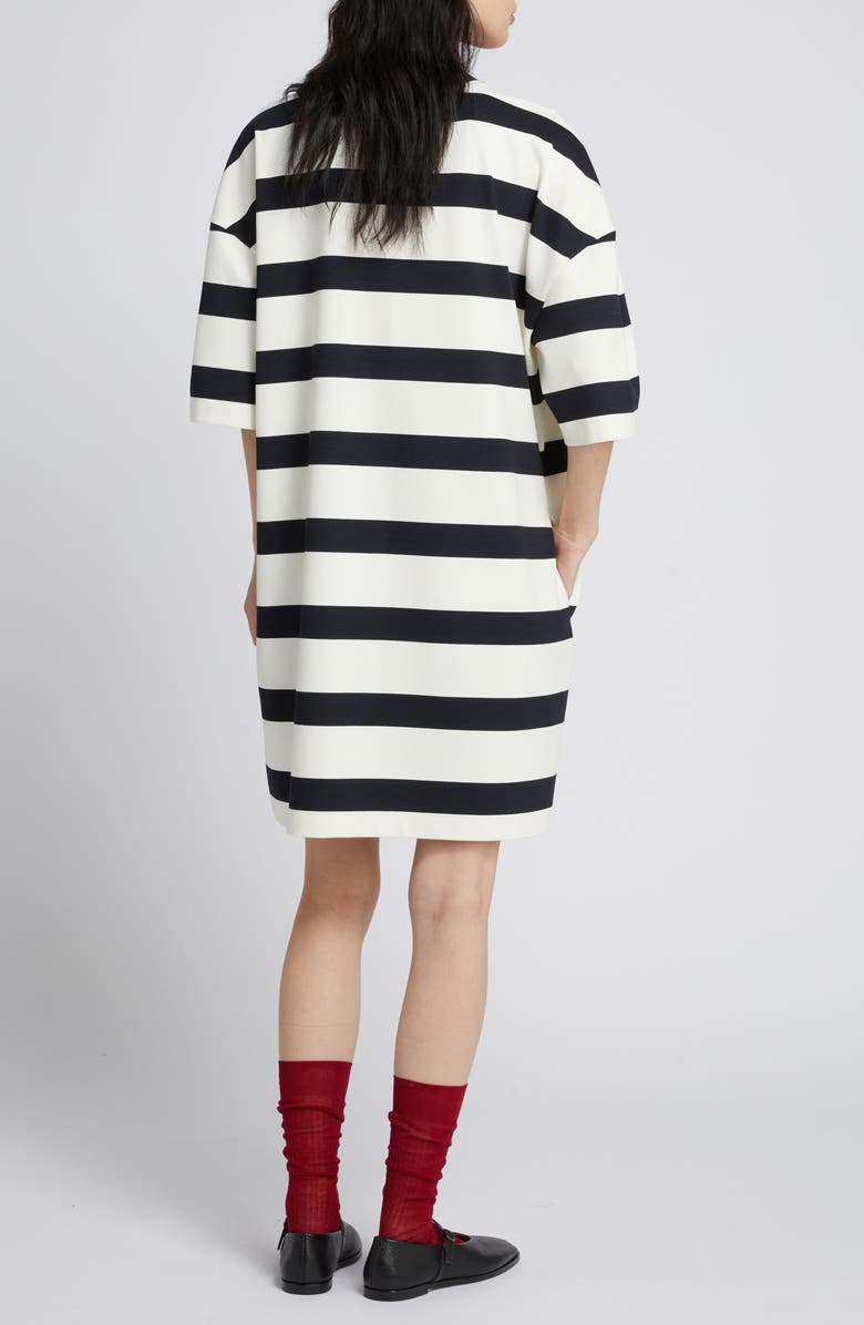 MM by Max Mara Mela Stripe T-Shirt Dress, Alternate, color, Ultramarine