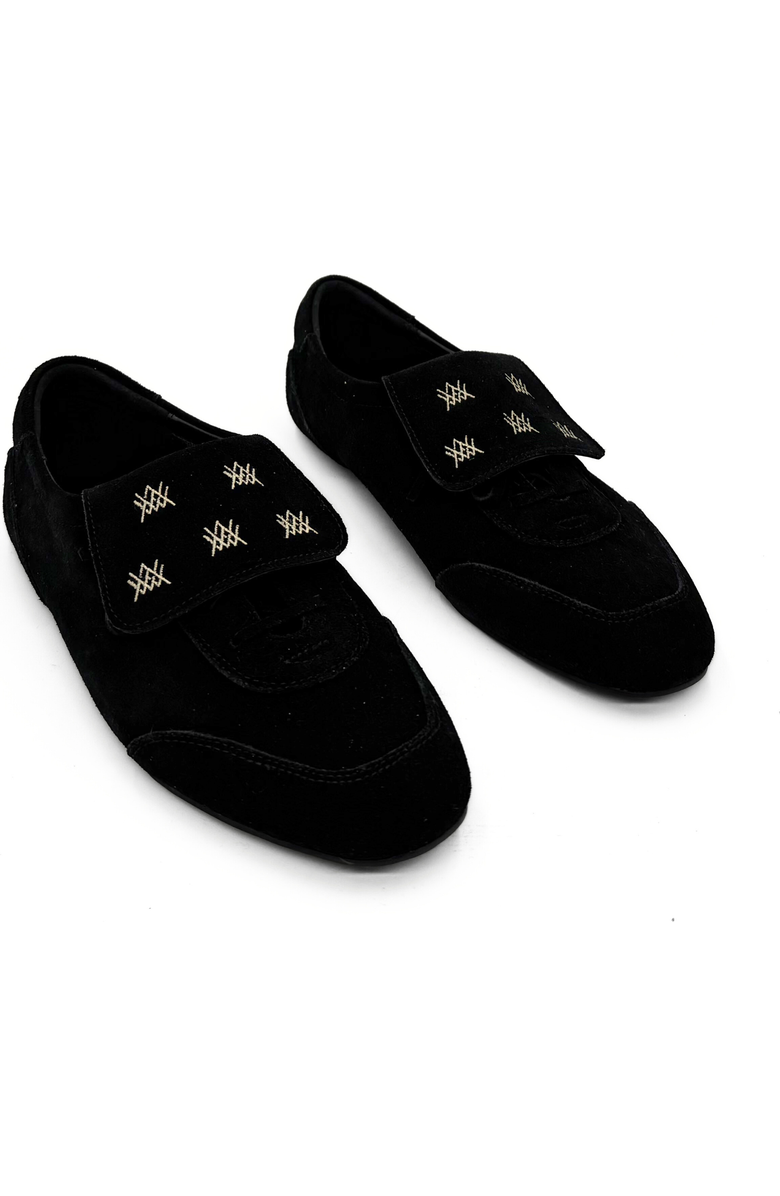 Amie Rafa Chelley Suede Sneakers, Alternate, color, Black