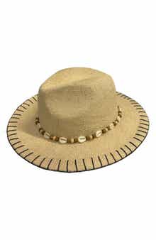 MARCUS ADLER Whipstitch Panama Hat