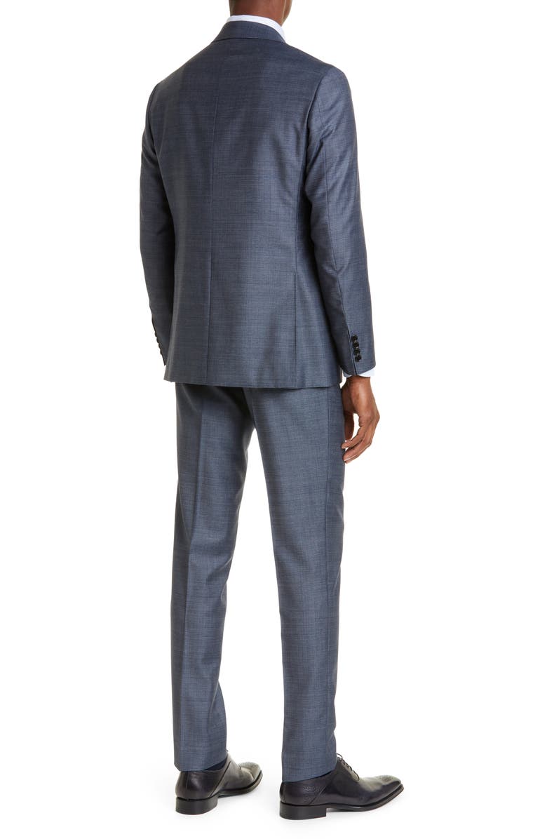 Canali Kei Denim Effect Wool Suit, Alternate, color,