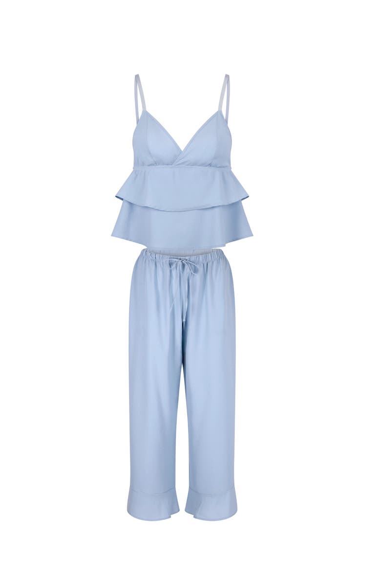 Adore Me Brigita Pajama Cami & Pants Set, Alternate, color, Medium Blue