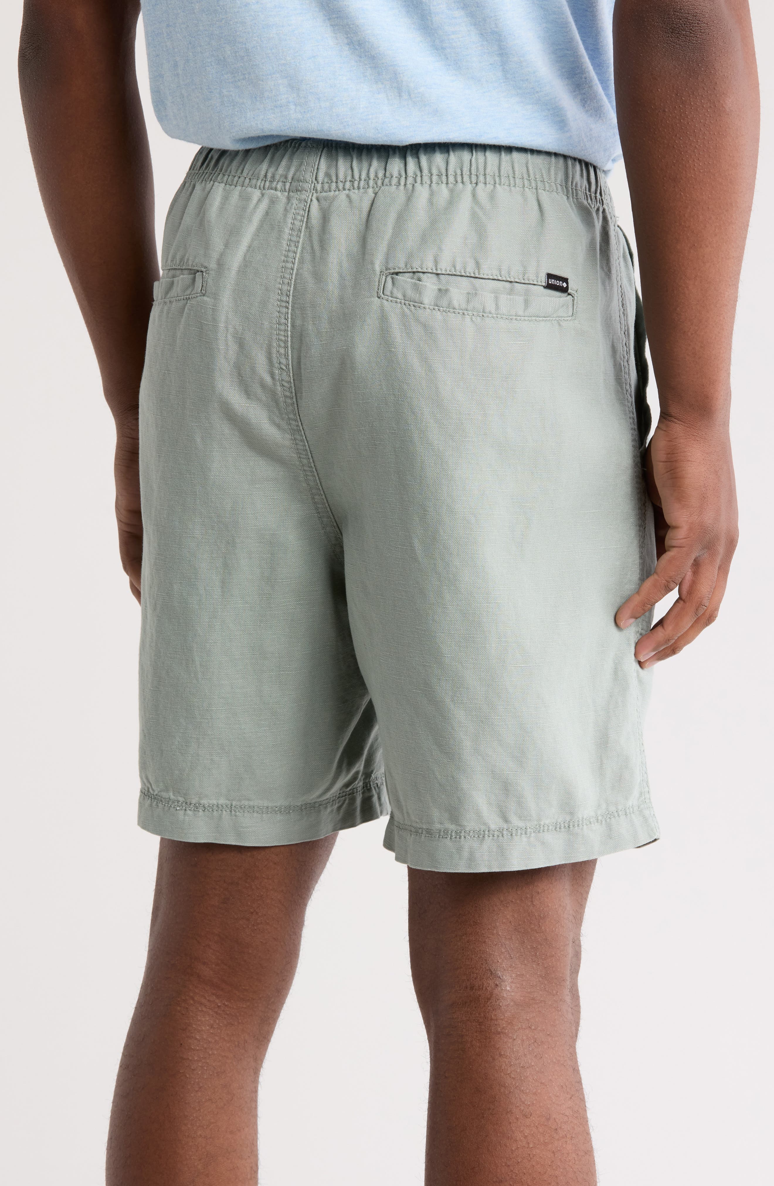Cubano Linen & Cotton Pull-On Shorts - image 4