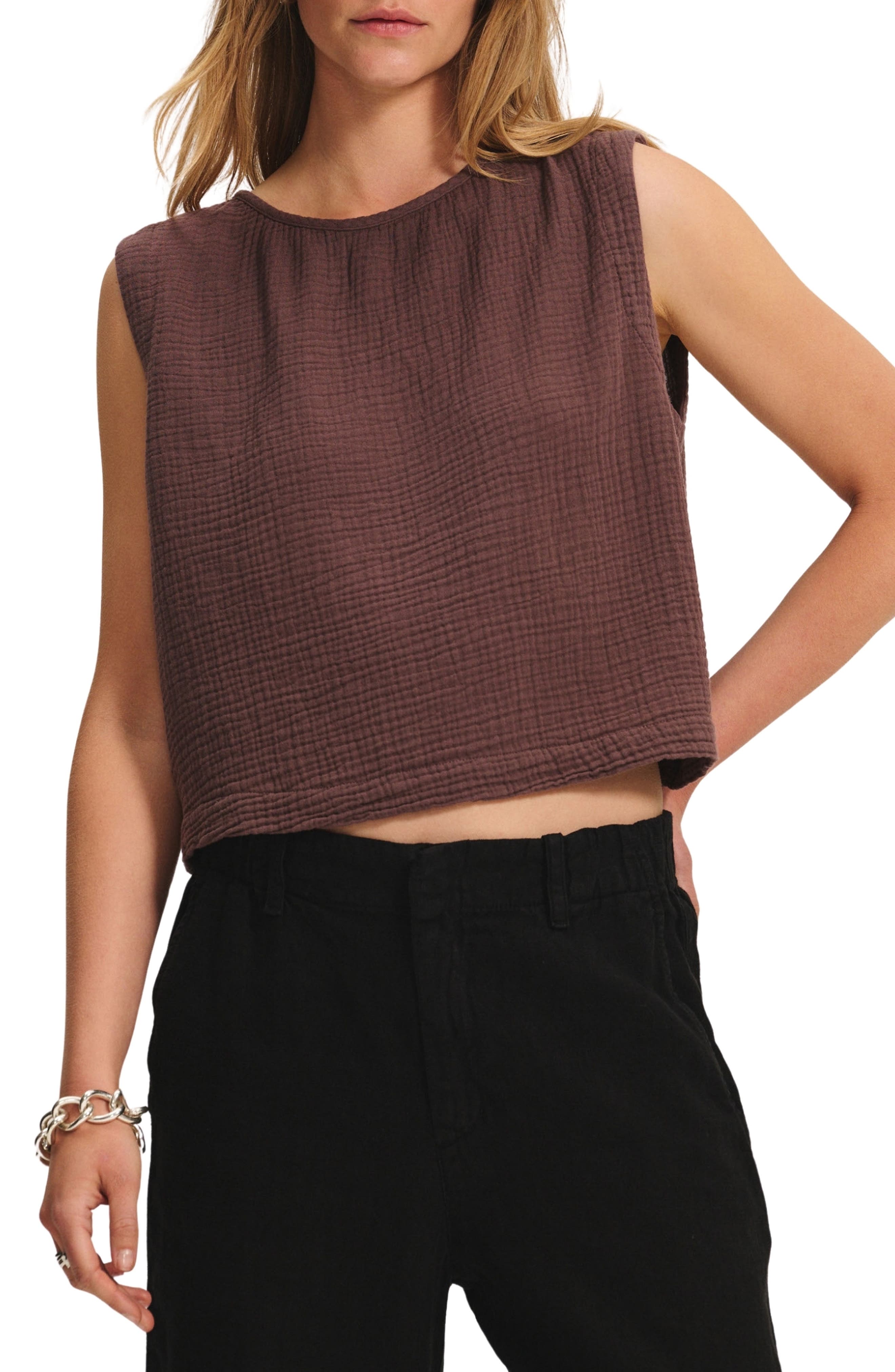 Milney Cotton Gauze Top