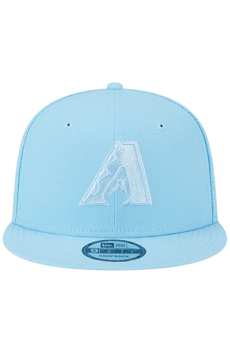 New Era Men's New Era Light Blue Arizona Diamondbacks Spring Color Basic 9FIFTY Snapback Hat, Alternate, color,