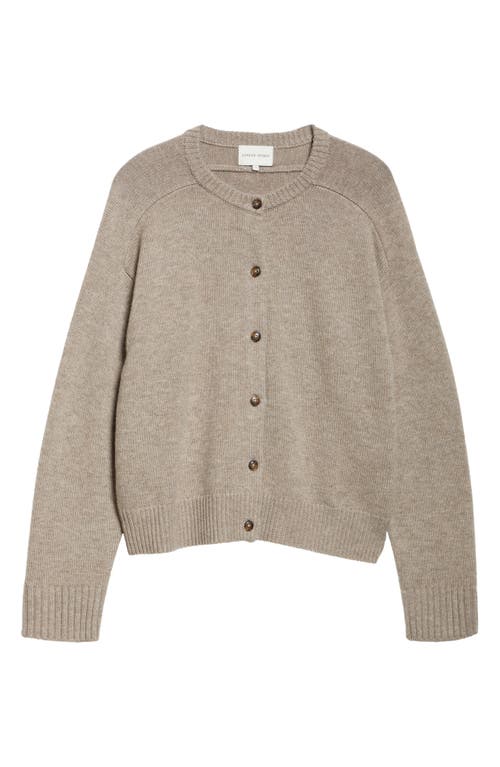 LOULOU STUDIO LOULOU DE SAISON AIDAR CROP WOOL & CASHMERE CREWNECK CARDIGAN