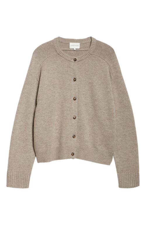 LOULOU STUDIO LOULOU STUDIO AIDAR CROP WOOL & CASHMERE CREWNECK CARDIGAN